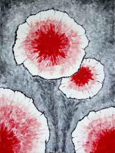 NEW Acrylic Painting Fantasy Flowers By Ben Gertsberg 